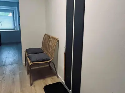 Ein Sitzbereich in der Unterkunft Auszeit Zwanzig