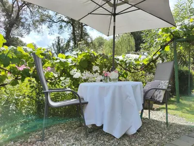 Ein Garten an der Unterkunft Auszeit Zwanzig