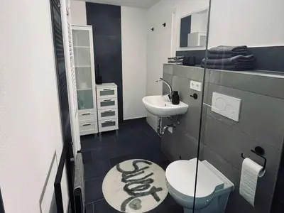Ein Badezimmer in der Unterkunft Auszeit Zwanzig