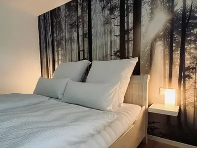 Ein Bett oder Betten in einem Zimmer der Unterkunft Auszeit Zwanzig