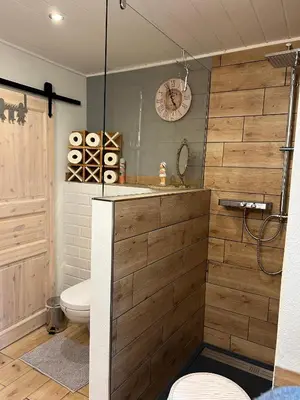 Ein Badezimmer in der Unterkunft Ferienhaus Klaus