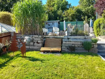 Ein Garten an der Unterkunft Ferienhaus Klaus