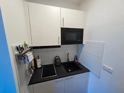 Küche/Küchenzeile in der Unterkunft Werwein Stay