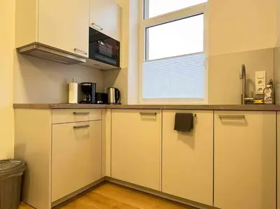 Küche/Küchenzeile in der Unterkunft AM1082 - kleine Monteurwohnung Übergangswohnung