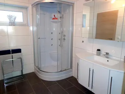 Ein Badezimmer in der Unterkunft FewoFranken