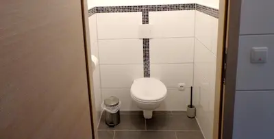 Ein Badezimmer in der Unterkunft FewoFranken