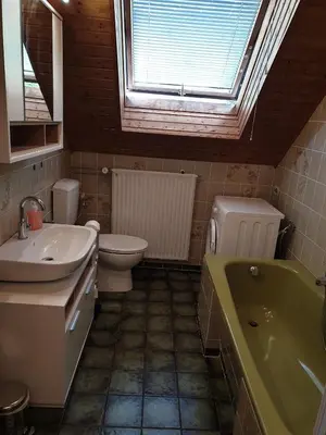 Ein Badezimmer in der Unterkunft Großzügige Ferienwohnung