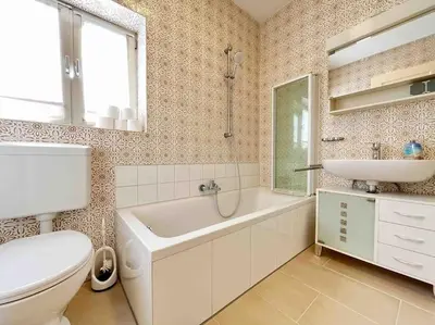 Ein Badezimmer in der Unterkunft SWF121 - Gemütliche Monteurwohnung Übergangswohnung