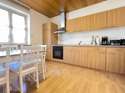 Küche/Küchenzeile in der Unterkunft SWF121 - Gemütliche Monteurwohnung Übergangswohnung
