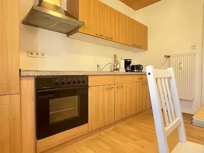Küche/Küchenzeile in der Unterkunft SWF121 - Gemütliche Monteurwohnung Übergangswohnung