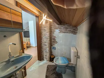 Ein Badezimmer in der Unterkunft Landmanns Home