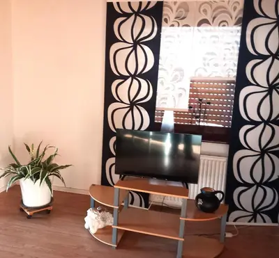 Ein Sitzbereich in der Unterkunft Haus an der Ascha