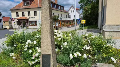 Ein Garten an der Unterkunft Ferienhaus Im Winkel