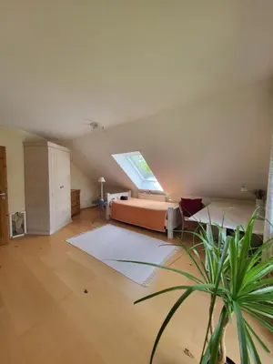 Ein Bett oder Betten in einem Zimmer der Unterkunft Naturoase