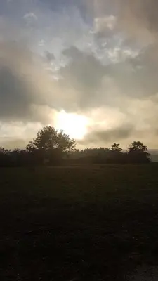 Blick auf den Sonnenuntergang/Sonnenaufgang von des Privatzimmers aus oder aus der Nähe