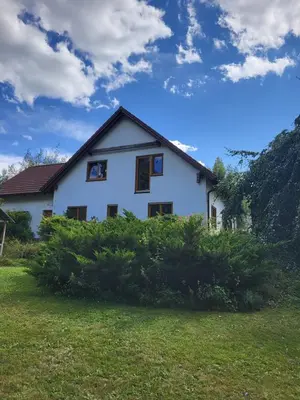 Ein Garten an der Unterkunft Naturoase