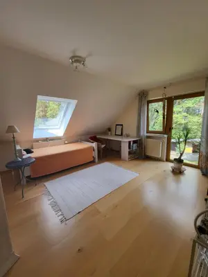 Ein Bett oder Betten in einem Zimmer der Unterkunft Naturoase