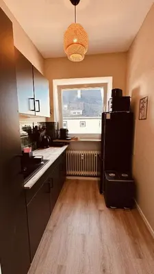 Küche/Küchenzeile in der Unterkunft Apartment mit Netflix - Parken - Küche - Bad