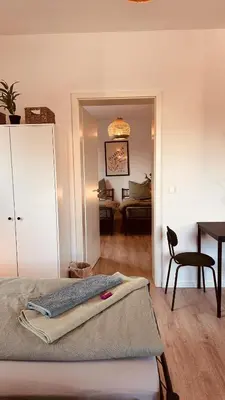 Ein Bett oder Betten in einem Zimmer der Unterkunft Apartment mit Netflix - Parken - Küche - Bad