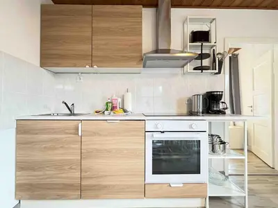 Küche/Küchenzeile in der Unterkunft SAD802 - Zentrale Monteurwohnung