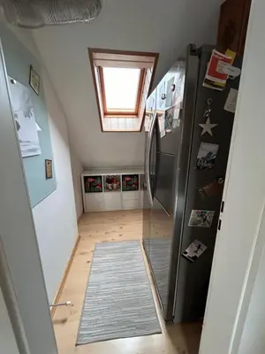Küche/Küchenzeile in der Unterkunft WaldGold