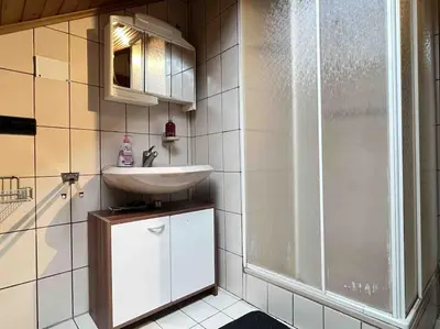 Ein Badezimmer in der Unterkunft SAD503 - Praktische Monteurwohnung