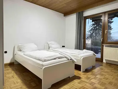 Ein Bett oder Betten in einem Zimmer der Unterkunft SAD501 - Gemütliche Monteurwohnung