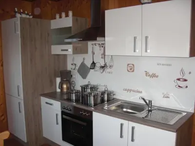 Küche/Küchenzeile in der Unterkunft Wohnung für Arbeiter und Monteure bis 6 Personen Amberg