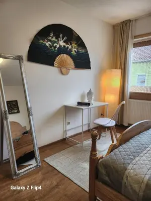 Ein Sitzbereich in der Unterkunft M & M Serviced Apartment