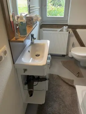 Ein Badezimmer in der Unterkunft Seminar-& Gästehaus Sissy Baumann