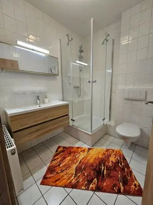 Ein Badezimmer in der Unterkunft familienfreundlich im Zentrum Citypoint
