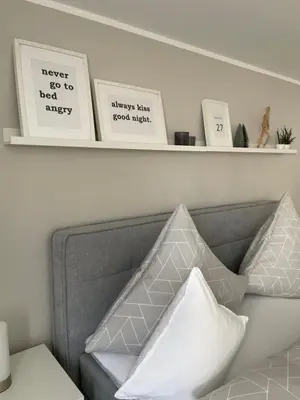 Ein Sitzbereich in der Unterkunft Ferienwohnung Käsbauer Steinberg am See