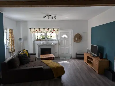 TV/Unterhaltungsangebot in der Unterkunft Ferienwohnung zum Hühnerstall