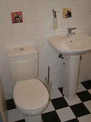 Ein Badezimmer in der Unterkunft Ferienhaus Brotenfeld