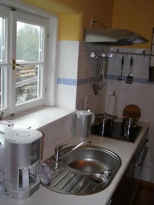 Küche/Küchenzeile in der Unterkunft Ferienhaus Brotenfeld