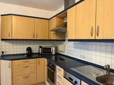 Küche/Küchenzeile in der Unterkunft Ferienwohnung Seidl