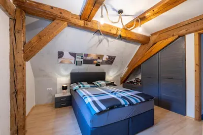 Ein Bett oder Betten in einem Zimmer der Unterkunft Appartement Sittenbach 