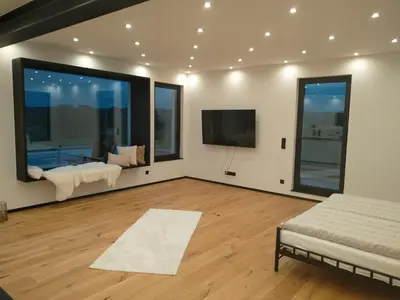 TV/Unterhaltungsangebot in der Unterkunft Lifestyle Cube House Appartment 2