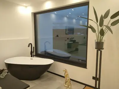 Ein Badezimmer in der Unterkunft Lifestyle Cube House Appartment 2