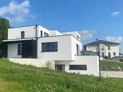 Das Gebäude in dem sich die Ferienwohnung befindet