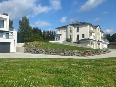 Das Gebäude in dem sich die Ferienwohnung befindet