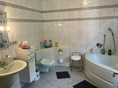 Ein Badezimmer in der Unterkunft Ferienwohnung Fichtelberg
