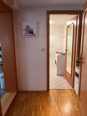 Grundriss der Unterkunft S4 City Center Bayreuth Balkonwohnung mit Klima