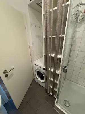 Ein Badezimmer in der Unterkunft Sonnige Wohnung mit Balkon im Herzen von Bayreuth
