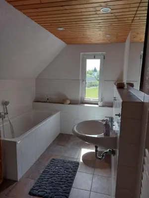 Ein Badezimmer in der Unterkunft Ferienwohnung Seifert