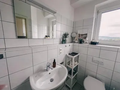 Ein Badezimmer in der Unterkunft Zeit Raum Apartment Bayreuth