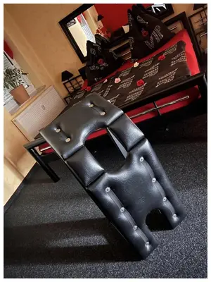 Ein Bett oder Betten in einem Zimmer der Unterkunft erotische Ferienwohnung Vogtland