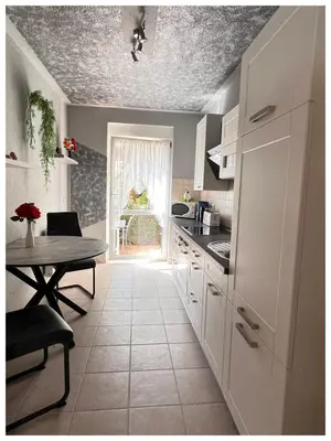 Küche/Küchenzeile in der Unterkunft erotische Ferienwohnung Vogtland