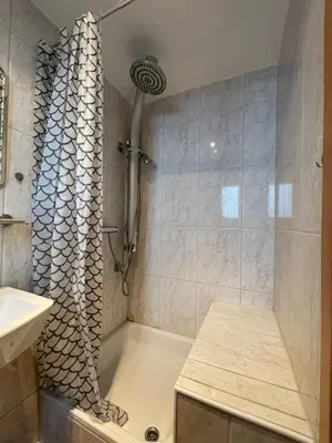 Ein Badezimmer in der Unterkunft Apartment Violine2 am Bahnhof-City