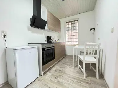 Küche/Küchenzeile in der Unterkunft SAD213 - Smarte Monteurwohnung in super Lage